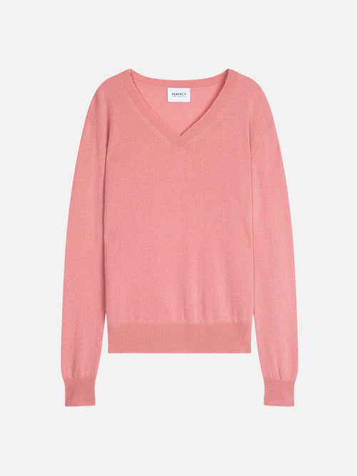 Pull Col V - Gardoria - Jacinthe