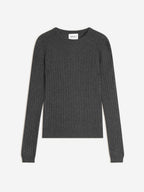 Pull Col Rond Kylie - Anthracite Chiné