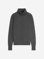 Pull Col Roulé Florivien - Anthracite Chiné