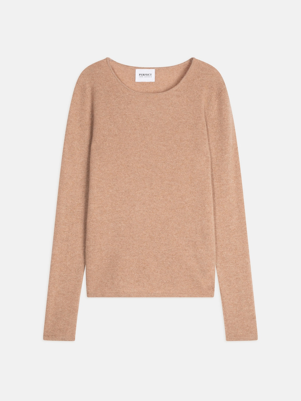 Pull Col Rond Oprah - Camel Chiné