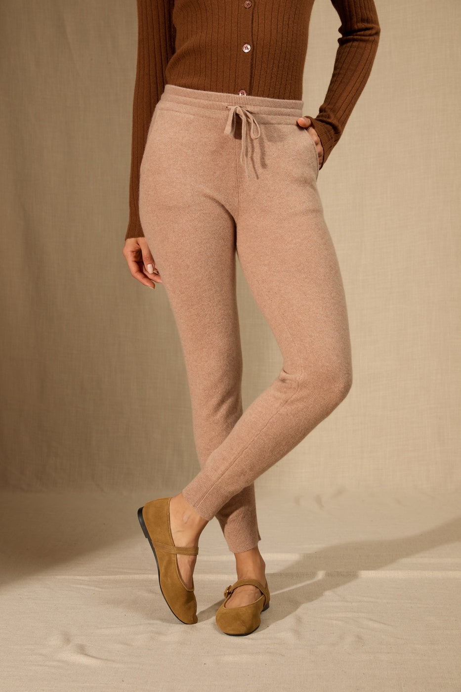 Jogging Gwen - Camel Chiné