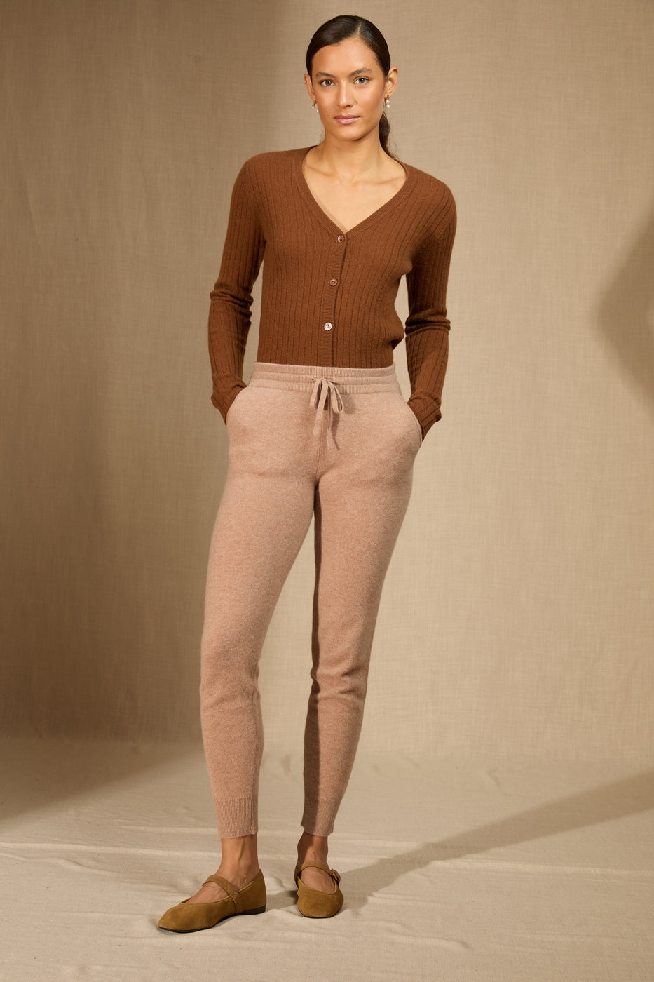 Jogging Gwen - Camel Chiné
