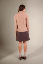 Pull Col Roulé Florivien - Camel Chiné