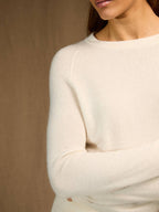 Pull Col Rond Whitney - Ivoire