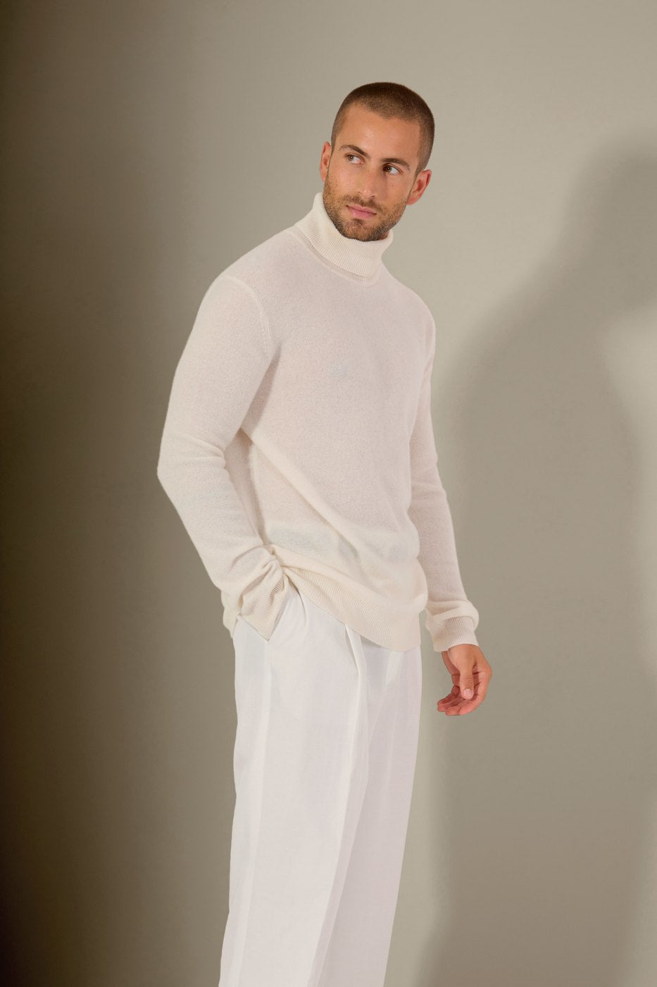 Turtleneck Sweater - Trevor - Ivory