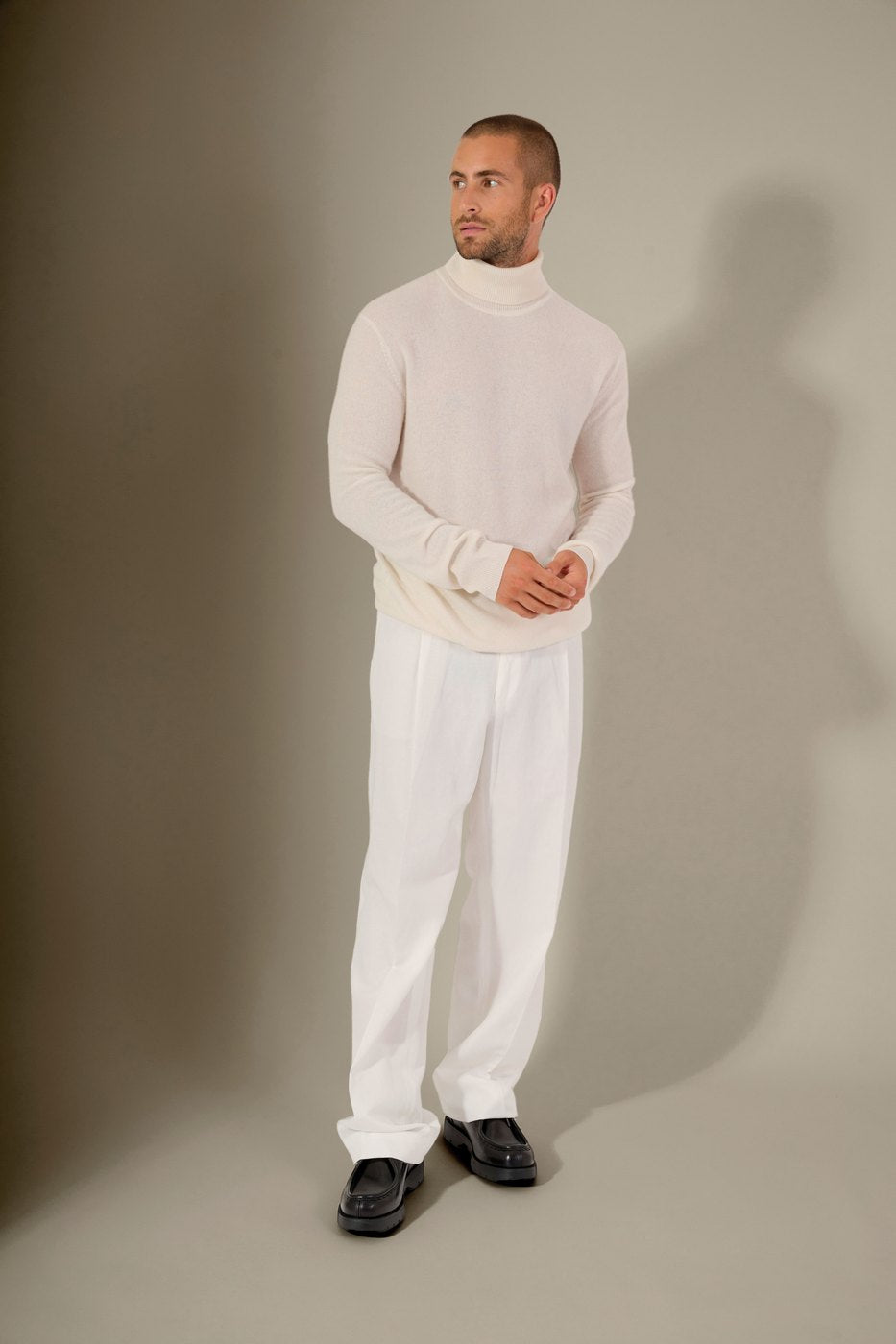 Turtleneck Sweater - Trevor - Ivory