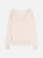 Pull Col V Penelope - Ivoire
