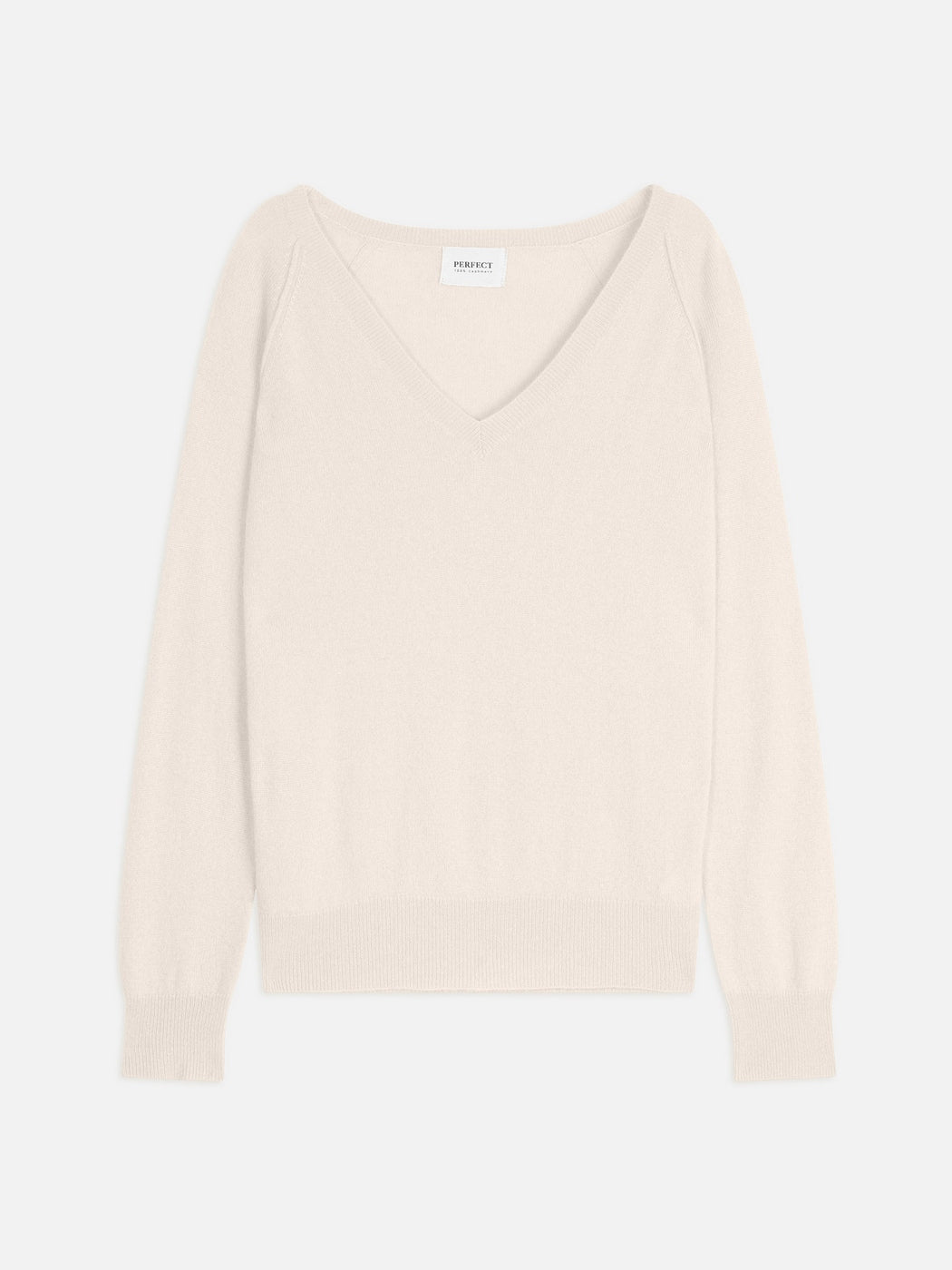 Pull Col V Penelope - Ivoire
