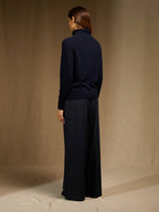 Turtleneck Sweater - Lilly - Navy