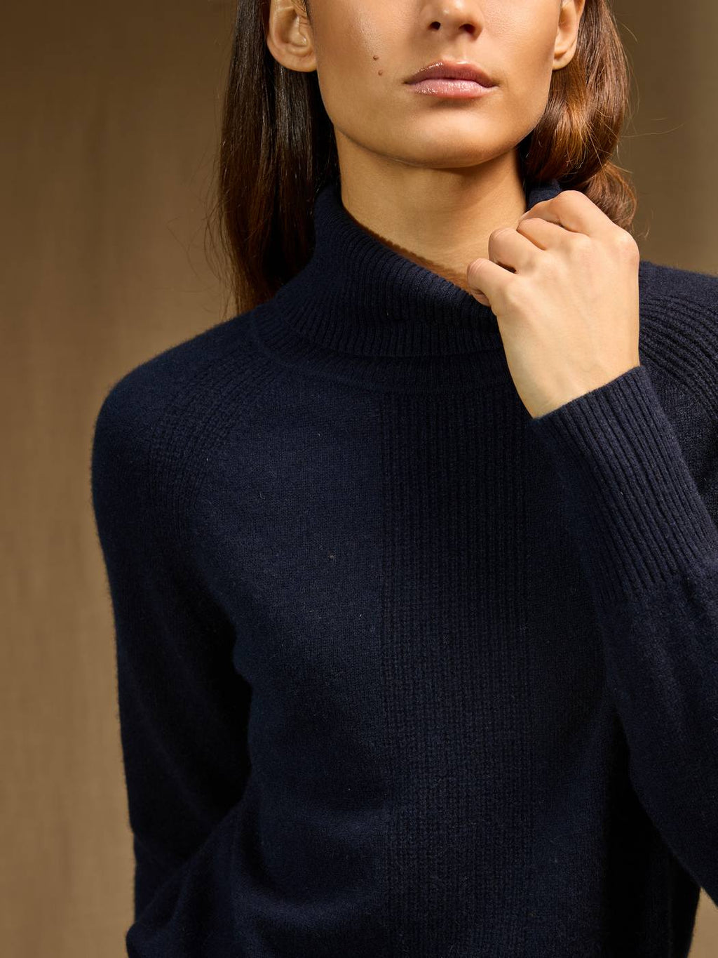 Turtleneck Sweater - Lilly - Navy