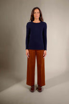 Crew Neck Sweater - Daria - Navy