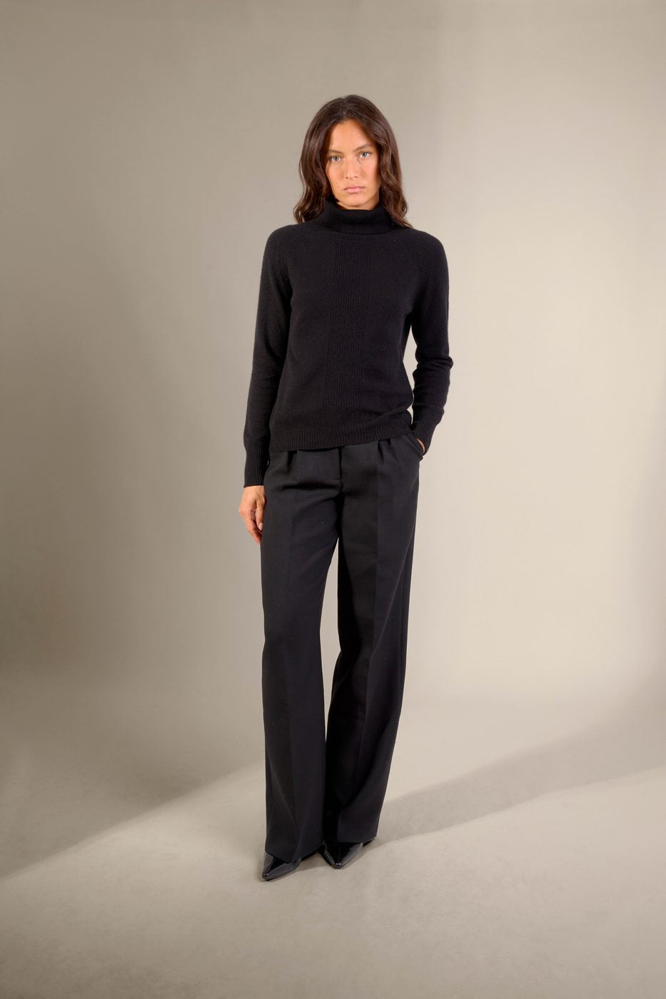 Turtleneck Sweater - Lilly - Black
