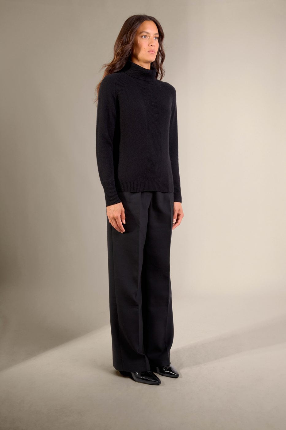 Turtleneck Sweater - Lilly - Black