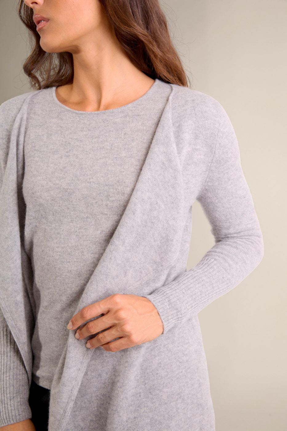 Long Jacket - Abigail - Heather Cloud