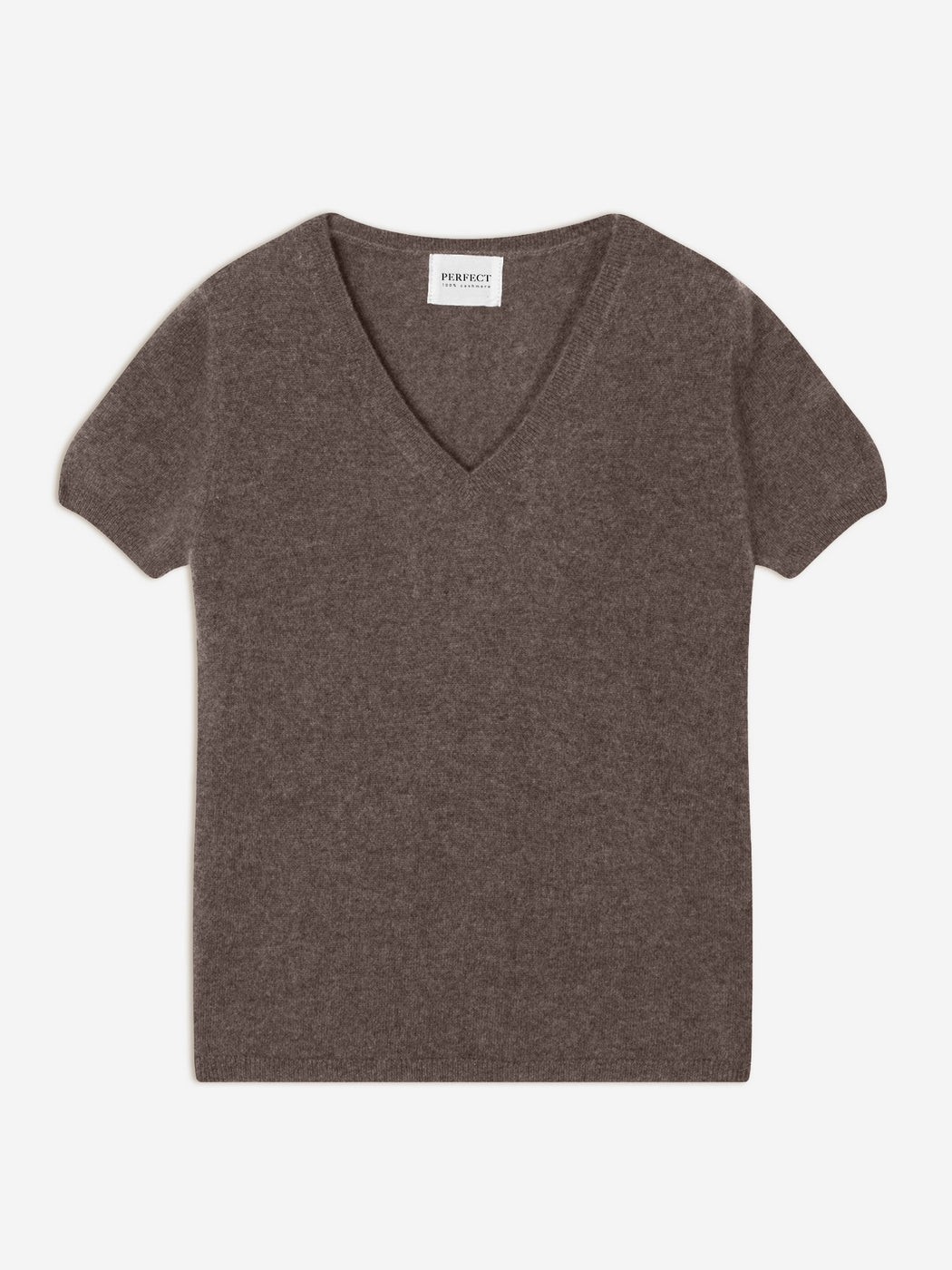 V-Neck T-Shirt - Efimia - Heather Taupe