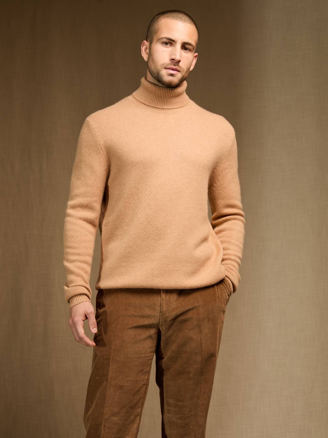 Turtleneck Sweater - Trevor - Sahara