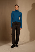 Turtleneck Sweater - Ashley - Atlantic Heather