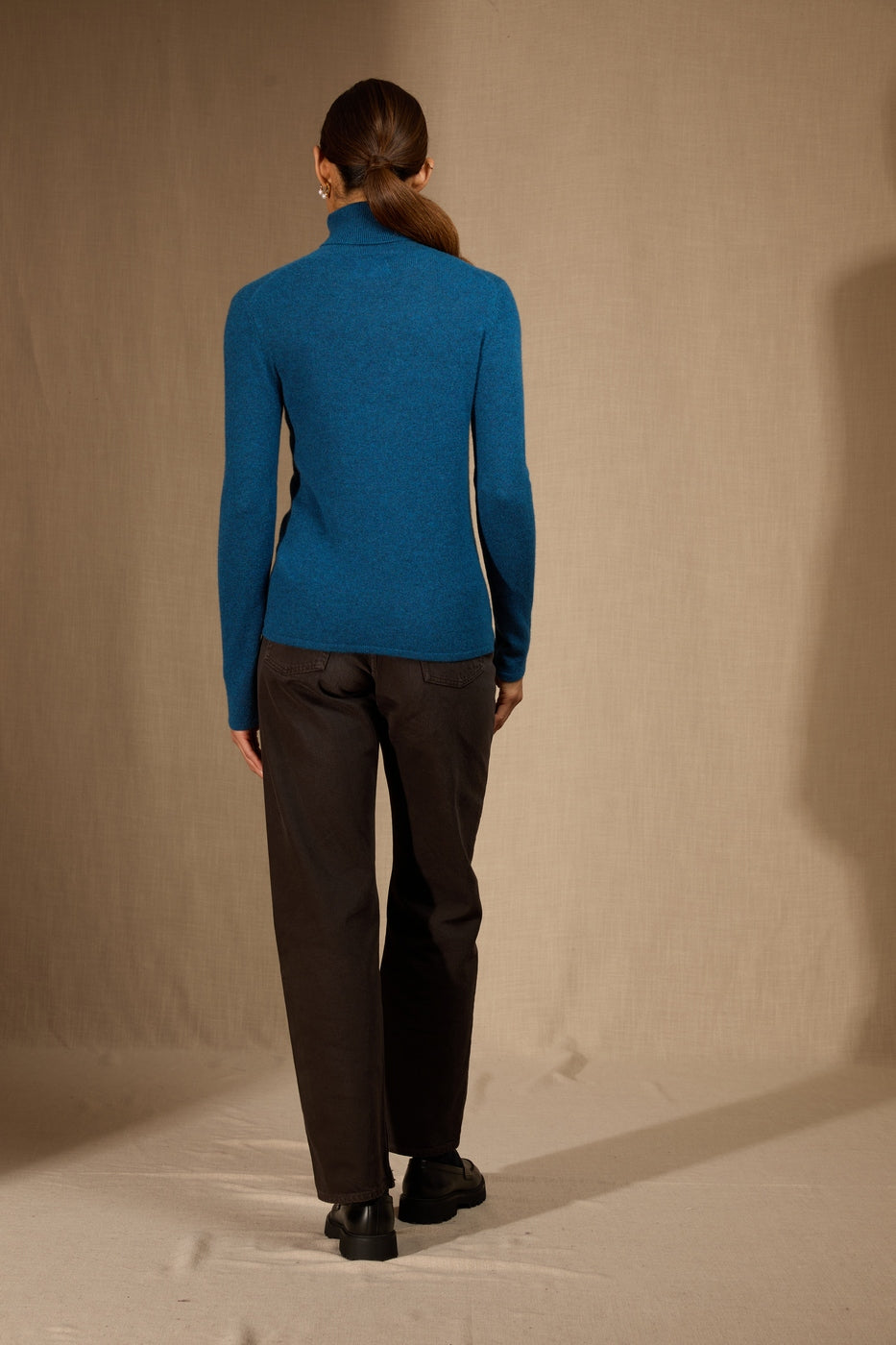 Turtleneck Sweater - Ashley - Atlantic Heather