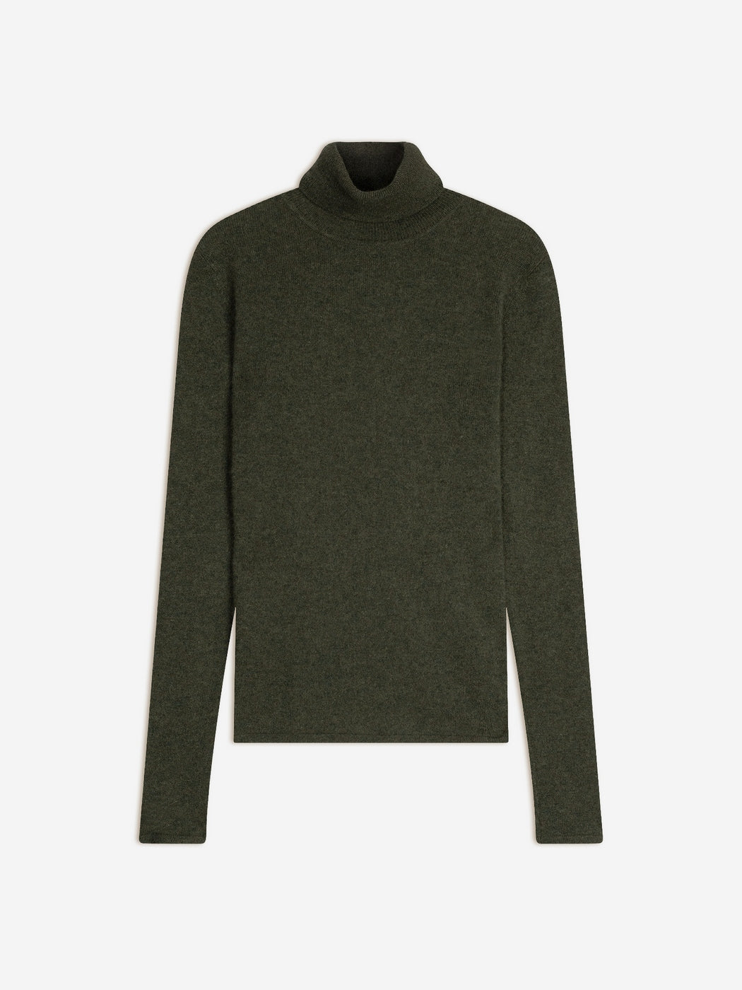 Pull Col Roulé Ashley - Vert Armée Chiné