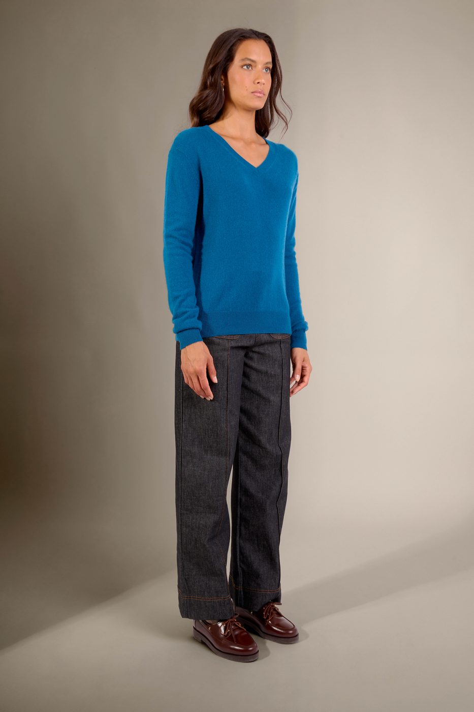 Pull Col V Kalie - Paon