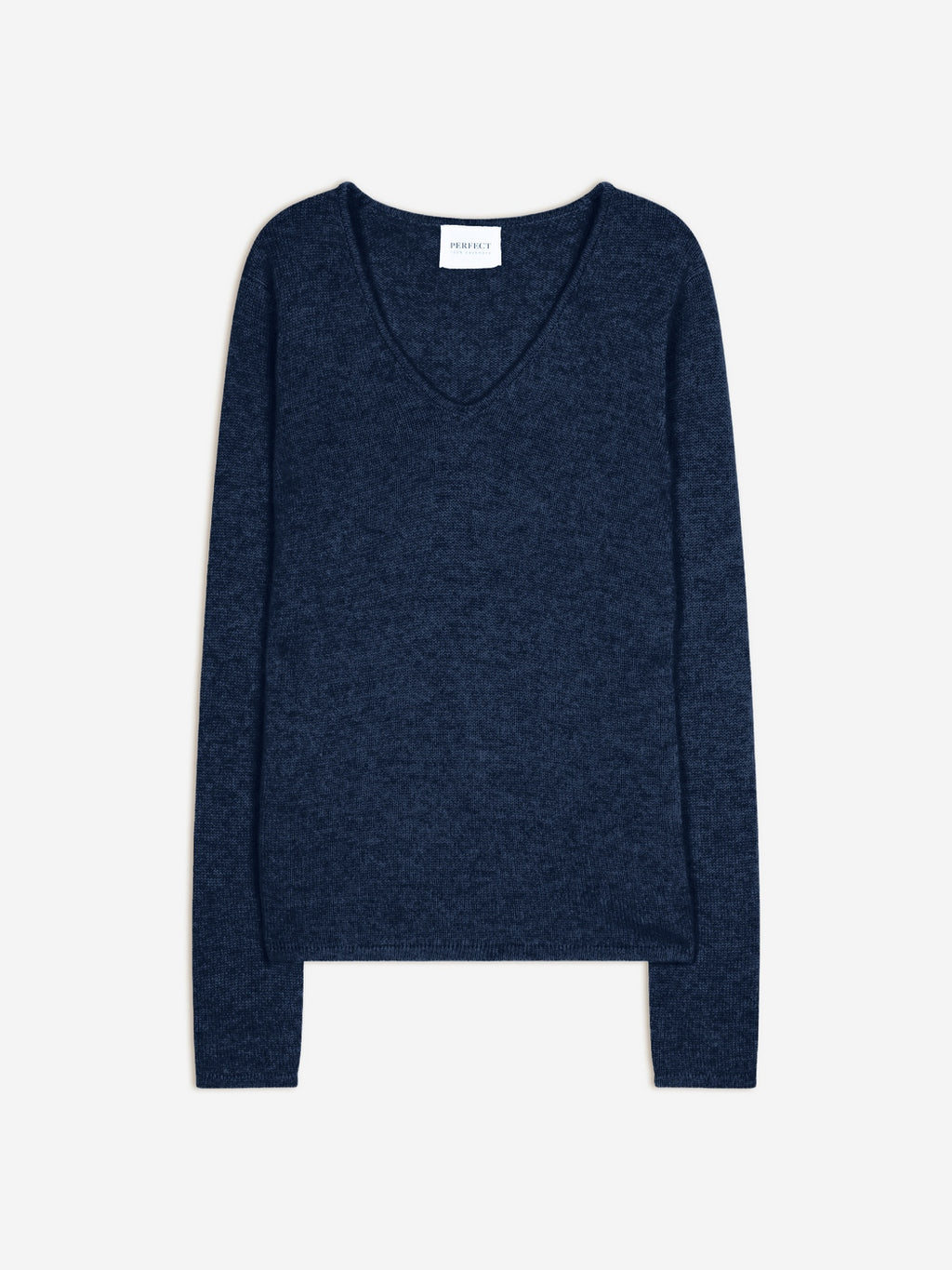 Pull Col V 4 Fils Gaby - Océan Chiné