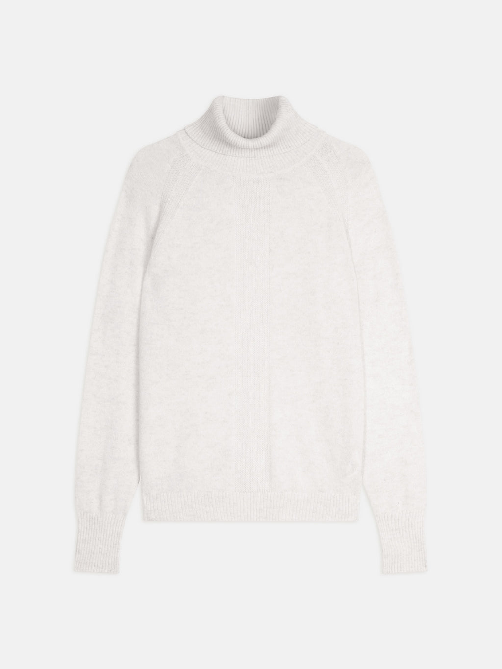 Pull Col Roulé Florivien - Blanc Chiné