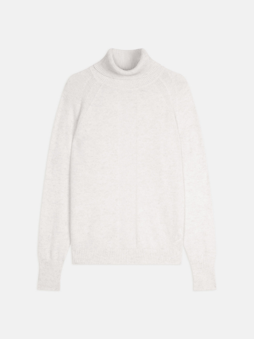Pull Col Roulé Florivien - Blanc Chiné