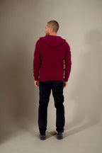 Gilet Zippé Capuche Eldo - Bordeaux