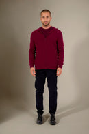 Gilet Zippé Capuche - Eldo - Bordeaux