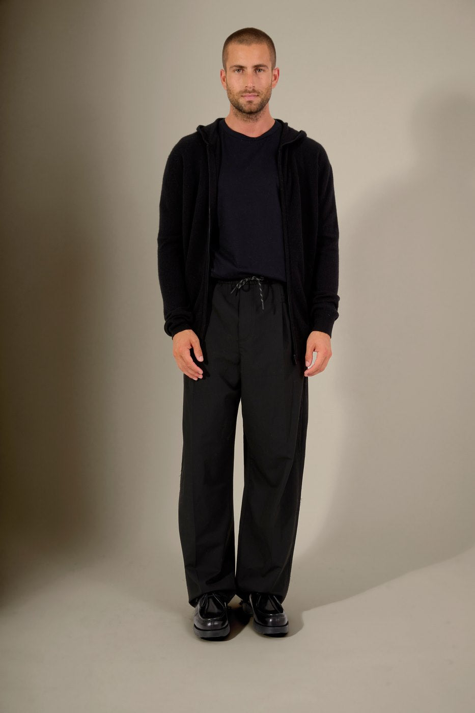 Gilet Zippé Capuche Eldo - Noir