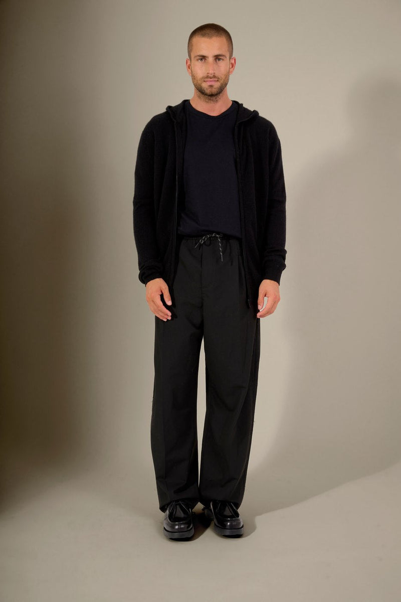 Gilet Zippé Capuche - Eldo - Noir