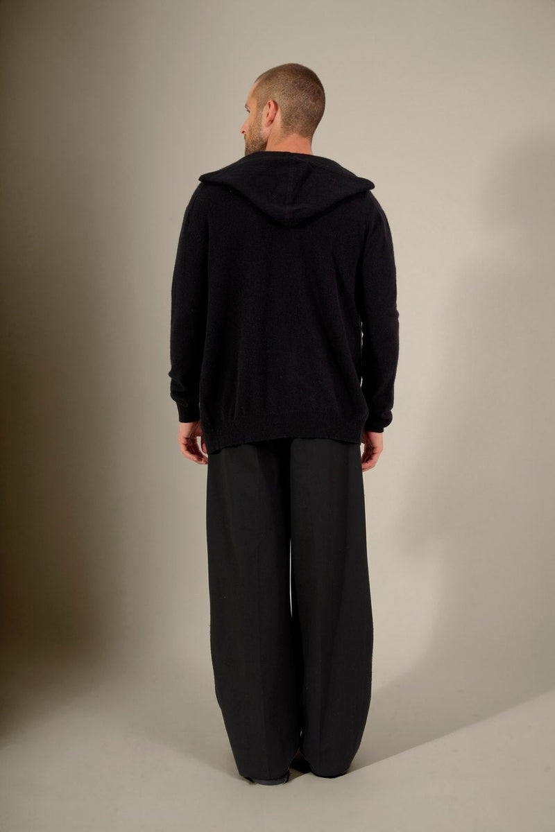 Gilet Zippé Capuche - Eldo - Noir