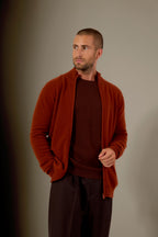Gilet Zippé Col Montant - Cody - Écureuil
