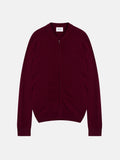 Gilet Zippé Col Mao Ramon - Bordeaux