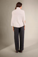 Cape Col Montant 6 Fils - Gache - Gris Perle Chiné