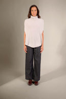 Cape Col Montant 6 Fils - Gache - Gris Perle Chiné