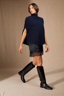 Cape Col Montant 6 Fils - Gache - Navy