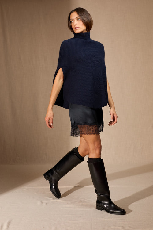 Cape Col Montant 6 Fils - Gache - Navy