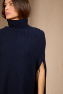 Cape Col Montant 6 Fils - Gache - Navy