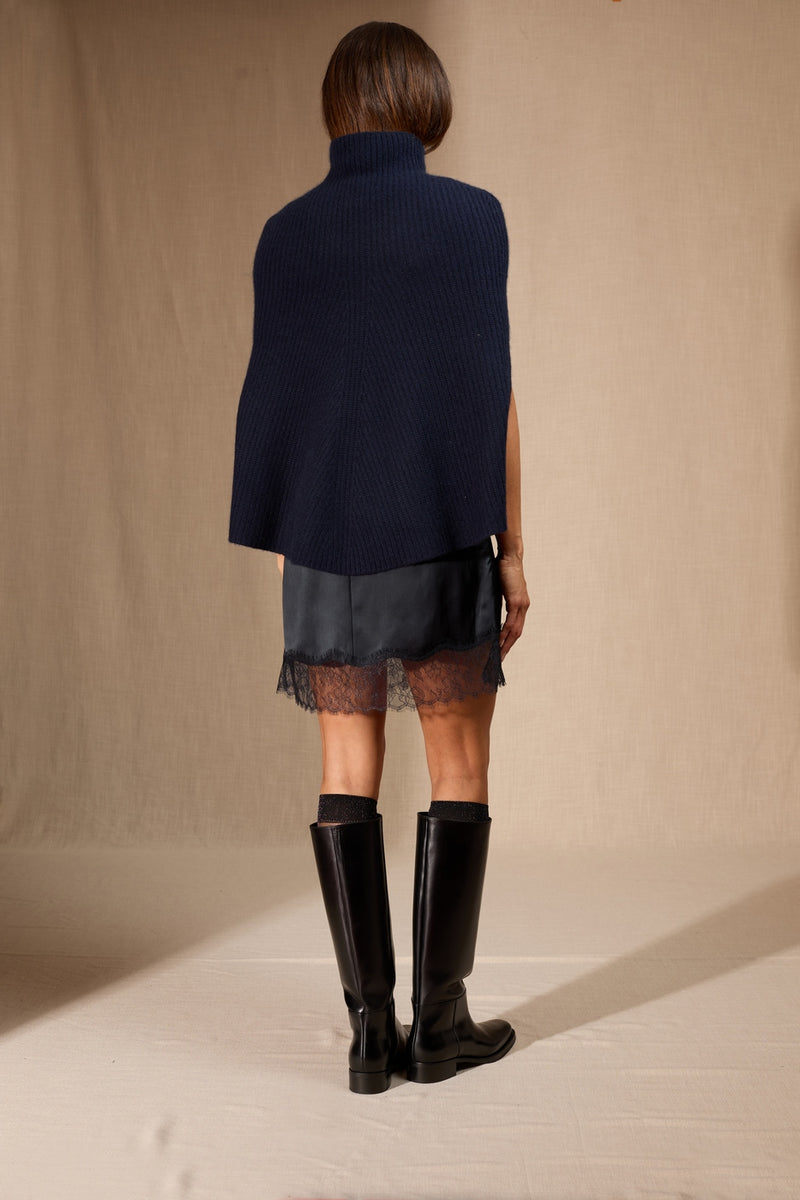 Cape Col Montant 6 Fils - Gache - Navy