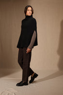 Cape Col Montant 6 Fils - Gache - Noir