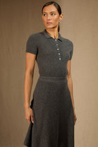 Polo Shirt - Sinead - Anthracite Marl
