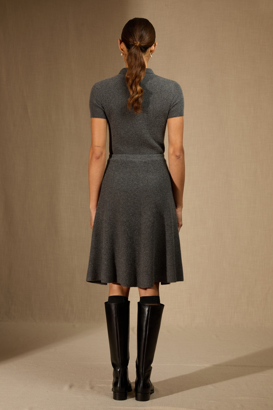 Polo Shirt - Sinead - Anthracite Marl
