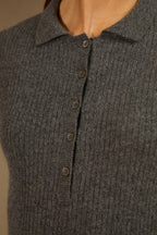 Polo Shirt - Sinead - Anthracite Marl