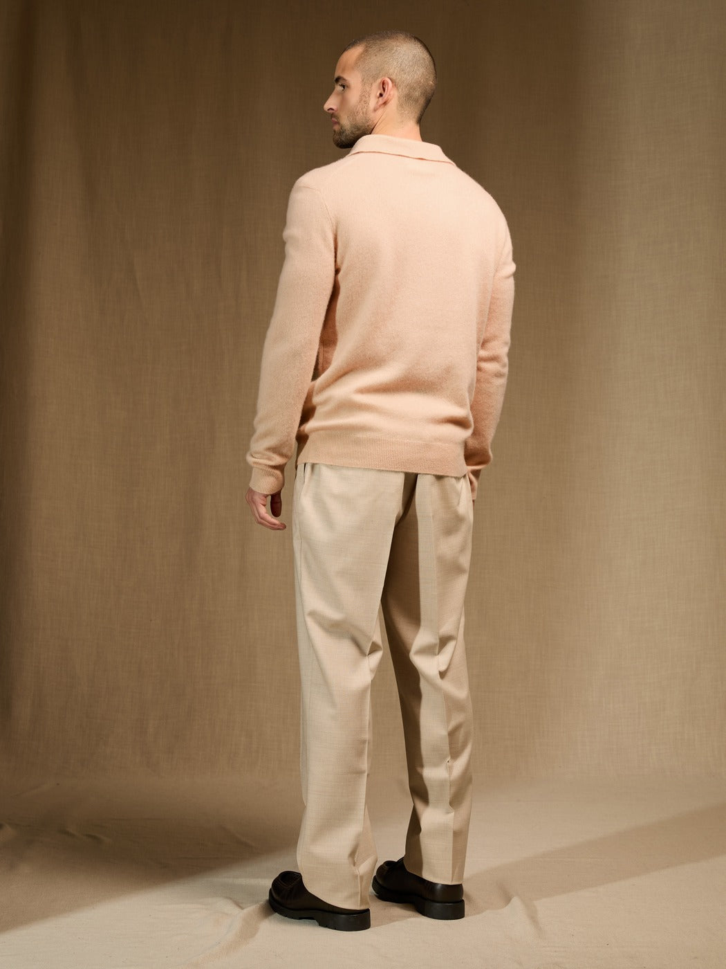 Polo Manches Longues Spencer - Beige