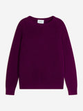 Jersey de Cuello Redondo 4 Hilos - Oceane - Ciruela