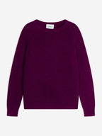 Jersey de Cuello Redondo 4 Hilos - Oceane - Ciruela