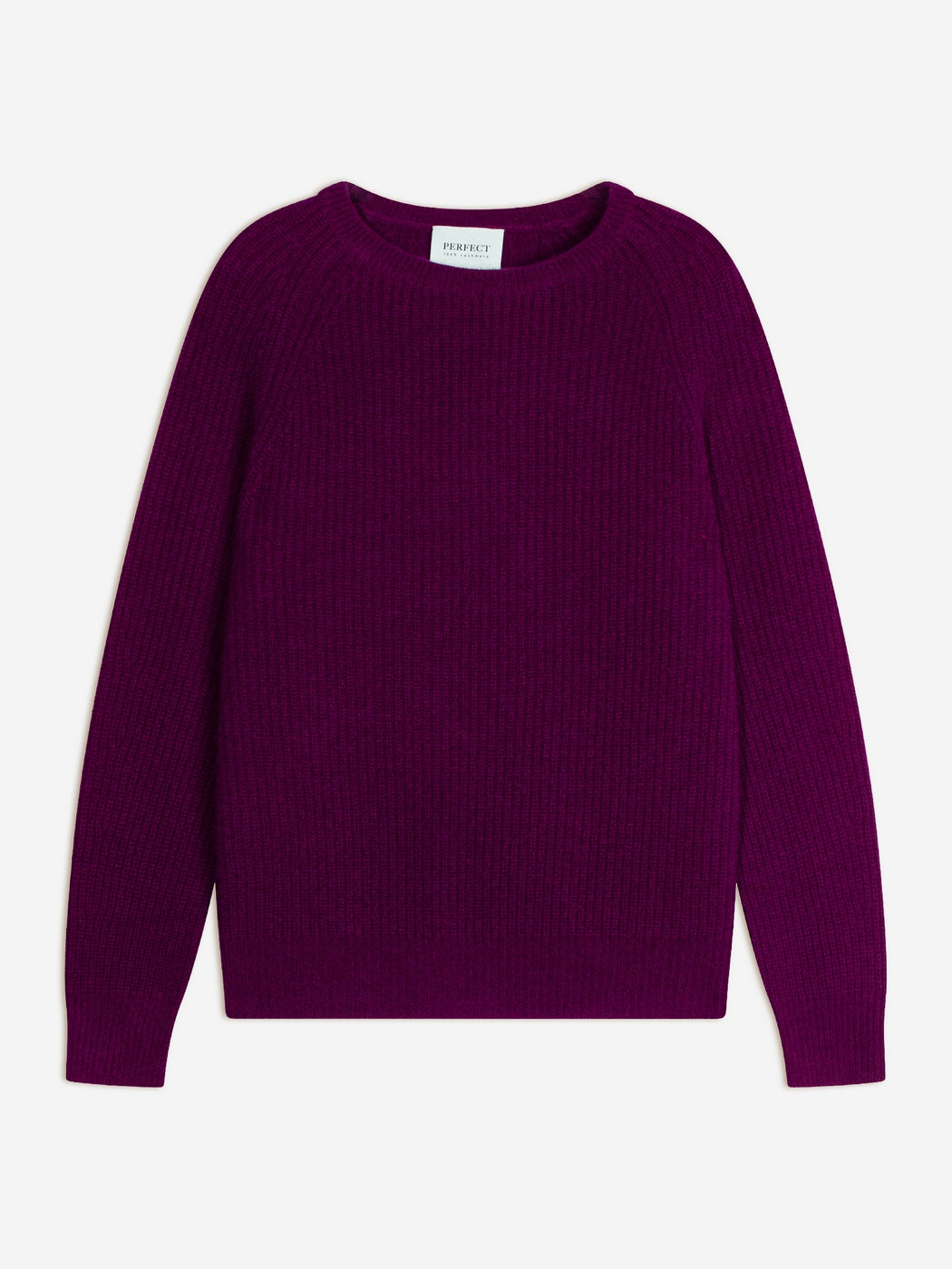 Jersey de Cuello Redondo 4 Hilos - Oceane - Ciruela