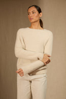 Pull Col Rond 4 Fils - Oceane - Avoine