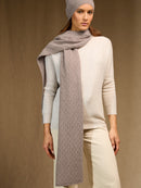 Écharpe Paula - Taupe Clair Chiné